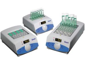 Dry block heating systems with interchangeable blocks