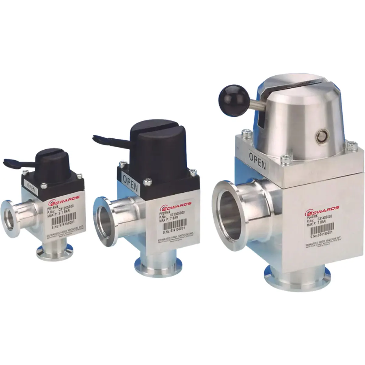 PVMK ručni kutni vakuumski ventil